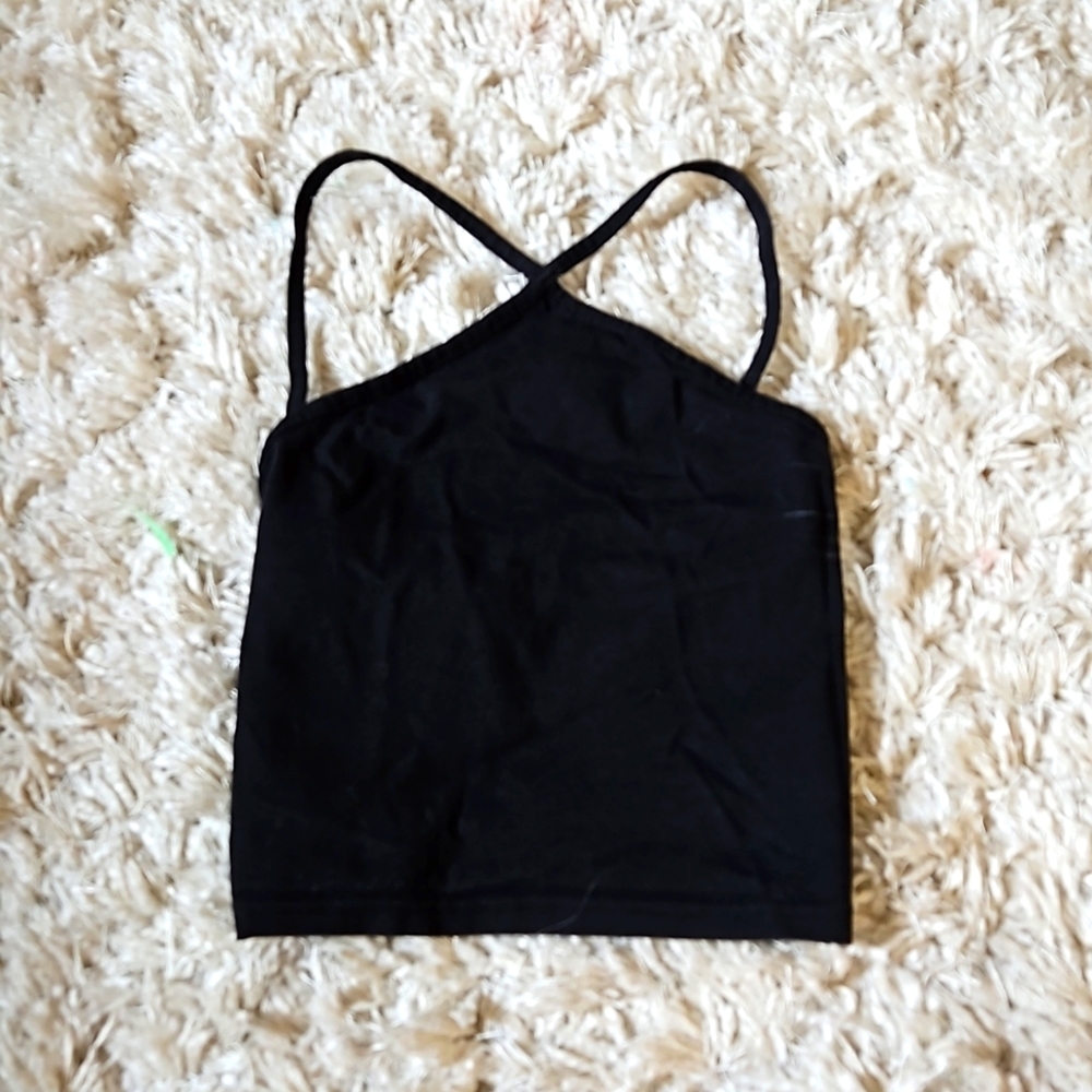H&M Cross Over Black Tube Top